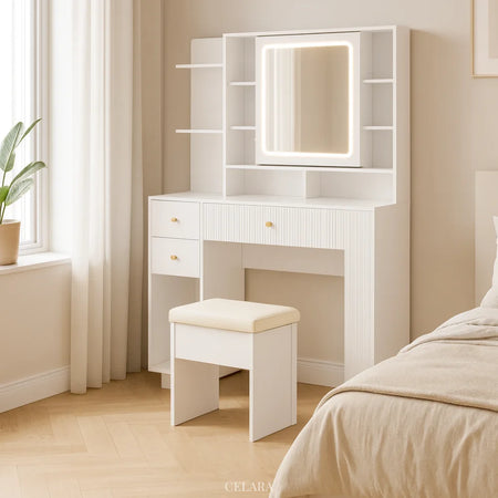 Coiffeuse AMÉLIE – Élégance Lumineuse