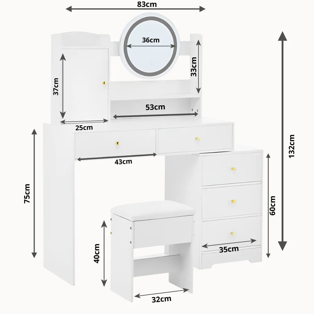 Coiffeuse NADIA - L'alliance du Chic et Confort
